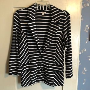 Caslon striped jacket size L